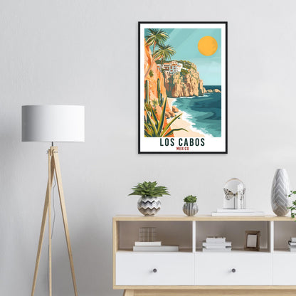 Los Cabos Mexico Travel Print Mexico Wall Art Wall Hanging Home Décor Los Cabos Gift Mexico Landmark Artwork South America Travel Poster
