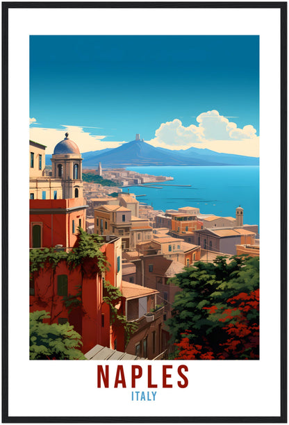 Naples Italy Travel Print Wall Art Naples Wall Hanging Home Décor Naples Gift Art Lovers Italy Art Lover Gift Print Naples Italy Print