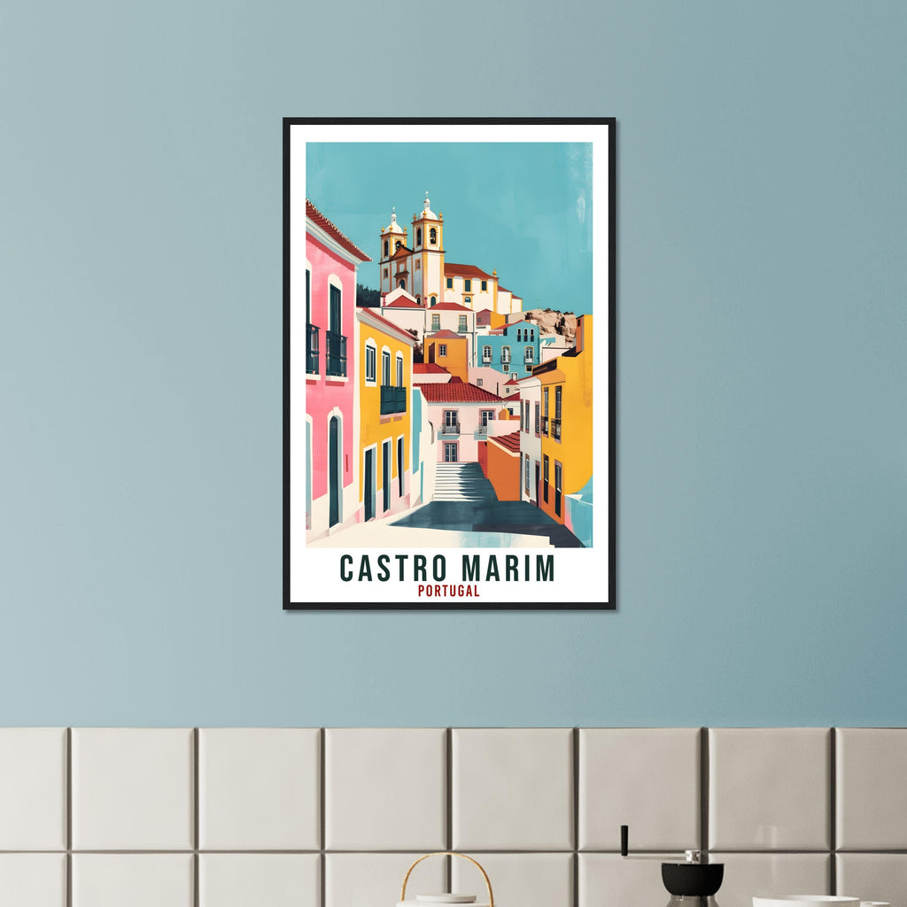 Castro Marim Travel Print Portugal Wall Art Wall Hanging Home Décor Castro Marim Gift Portugal Landmark Artwork Gift Portugal Travel Poster