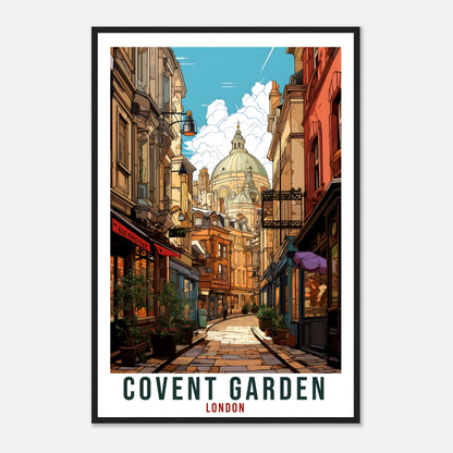 Covent Garden Travel Print London Wall Art Home Decor Wall Hanging Travel Art Gift Covent Garden Travel Poster London City Artwork Art Lover