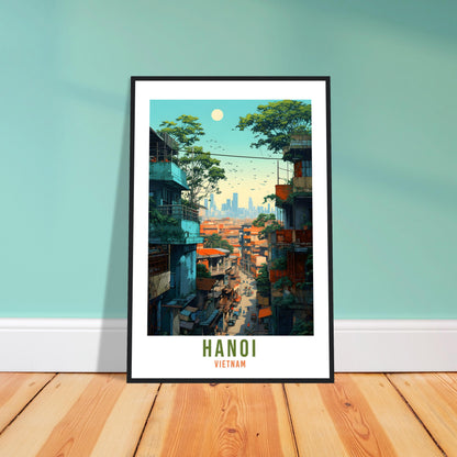 Hanoi Vietnam Travel Print Wall Art Hanoi Wall Hanging Home Décor Hanoi Gift Art Lovers Vietnam Art Lover Gift Print Hanoi Vietnam Print