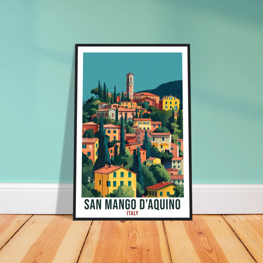 San Mango d'Aquino Italy Travel Print Italy Wall Art Wall Hanging Home Décor San Mango d'Aquino Gift Italy Travel Art Italian Travel Poster