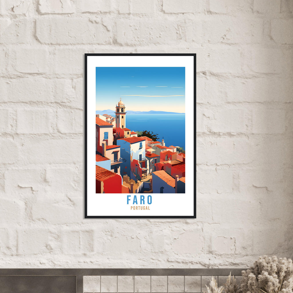 Faro Travel Print Wall Art Faro Home Decor Faro Wall Hanging Faro Gift Portugal Travel Gift Portugal Wall Decor Faro Travel Decor Faro Gift