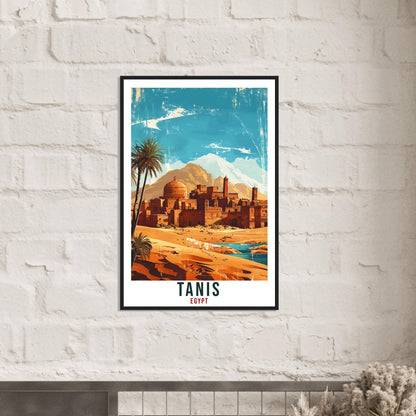 Tanis Egypt Travel Print Tanis Wall Art Wall Hanging Home Décor Tanis Gift Art Lovers Egypt Artwork Gift Print African Landmark Poster