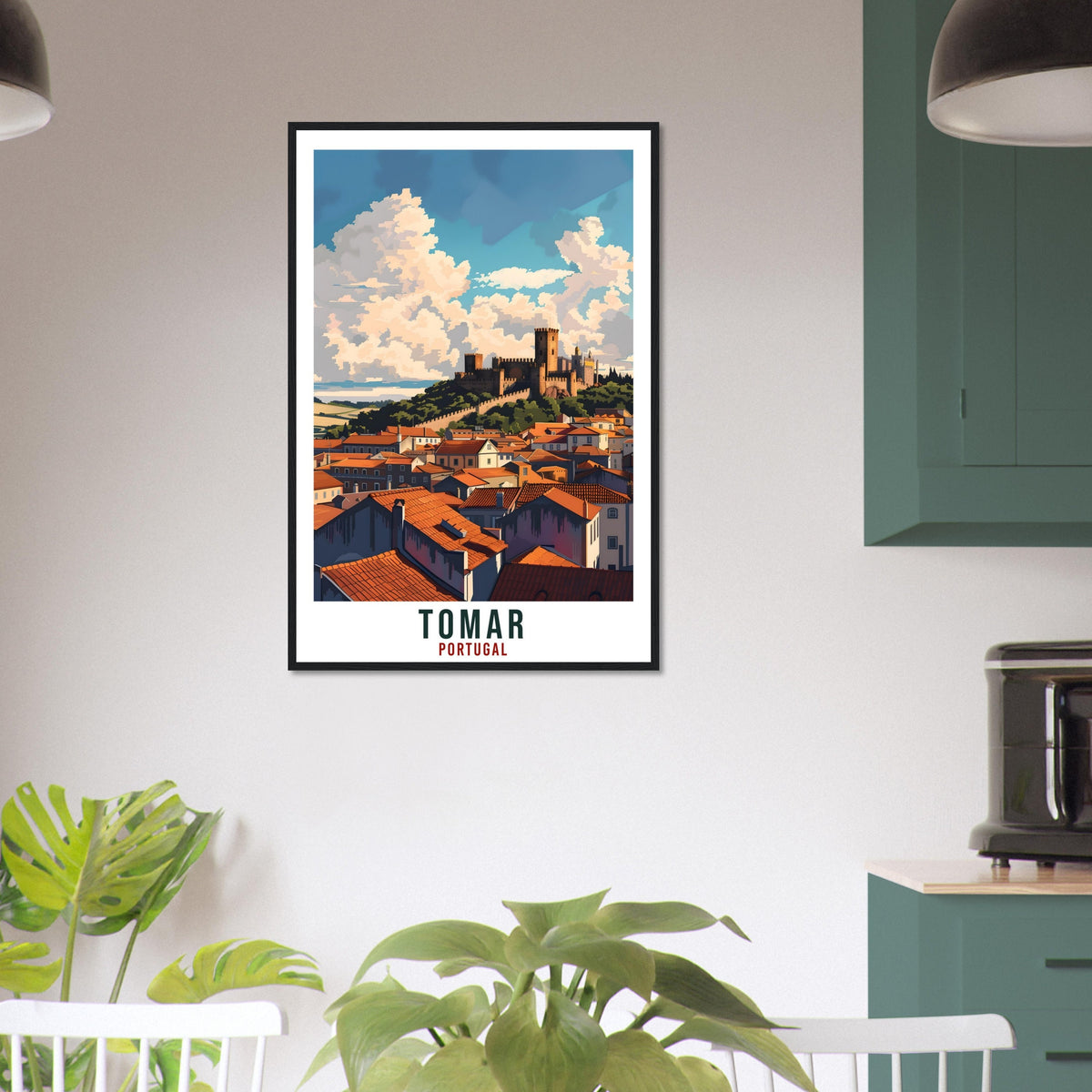 Tomar Travel Print Home Decoration Wall Art Tomar Gift Wall Hanging Art Lover Portugal Artwork Tomar Portugal Travel Poster Holiday Print