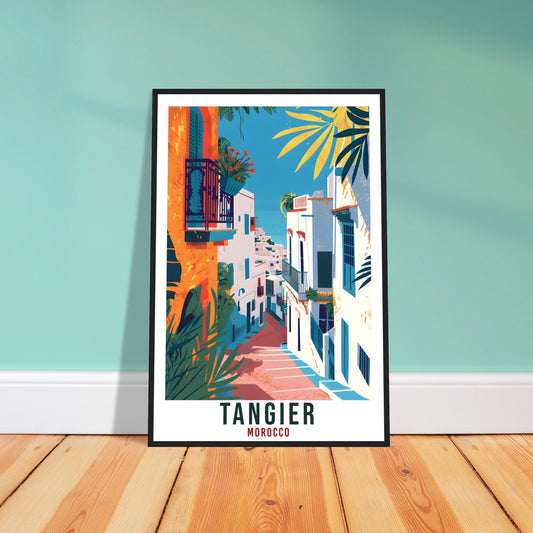 Tangier Morocco Travel Print Wall Art Wall Hanging Home Décor Tangier Gift Art Lovers Morocco Artwork Gift Print African Landmark Poster