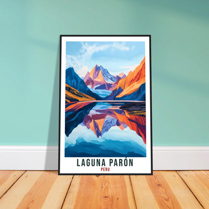 Laguna Parón Travel Print Peru Home Decor Wall Art Gift Wall Hanging Art Lover Laguna Parón Peruvian Artwork Travel Poster Peru Travel Art