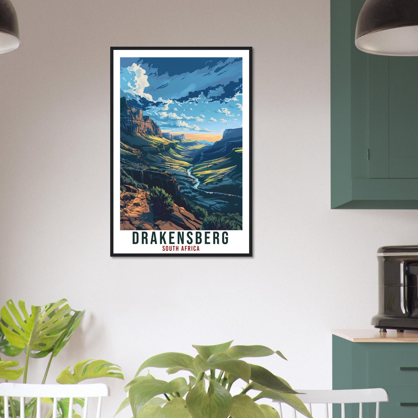 Drakensberg South Africa Travel Print Wall Art Wall Hanging Home Décor Drakensberg Gift Art Lovers Artwork Gift Print South African Poster