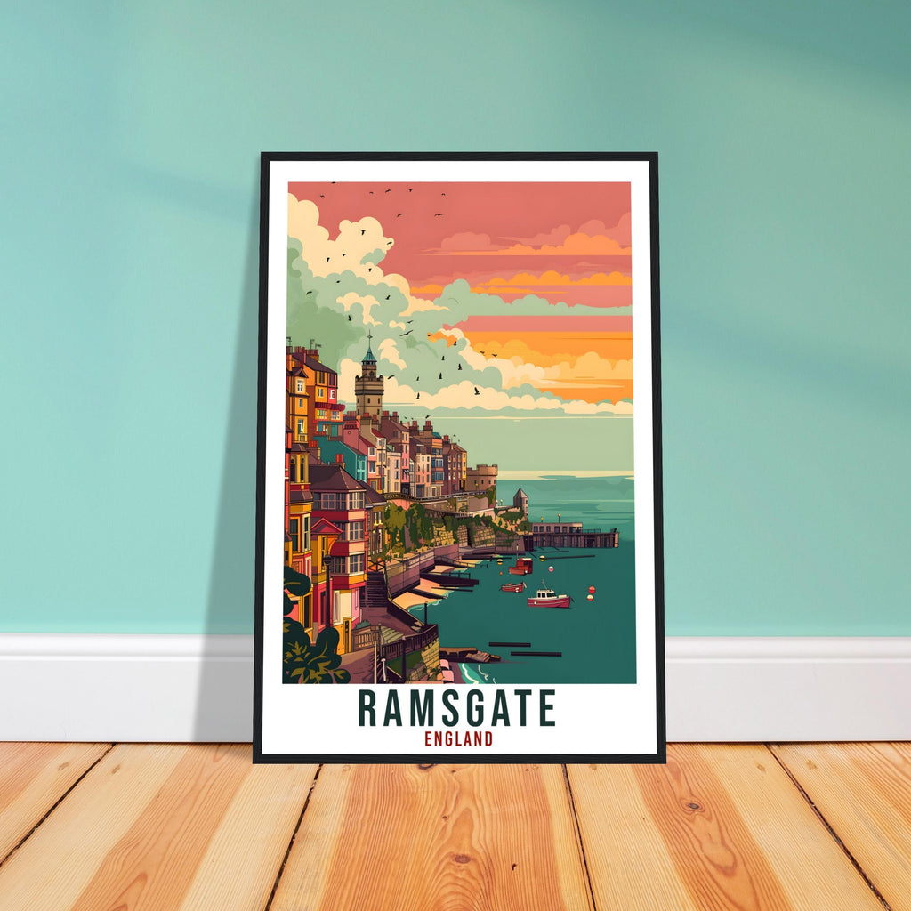 Ramsgate Travel Print Wall Art Wall Hanging Home Living Décor Ramsgate Gift Art Lovers Gift UK Artwork Gift Print England Travel Poster