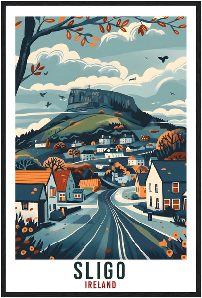 Sligo Travel Poster Ireland Wall Art Sligo Wall Hanging Home Living Décor Sligo Gift Art Lovers Gift Irish Artwork Gift Ireland Travel Print