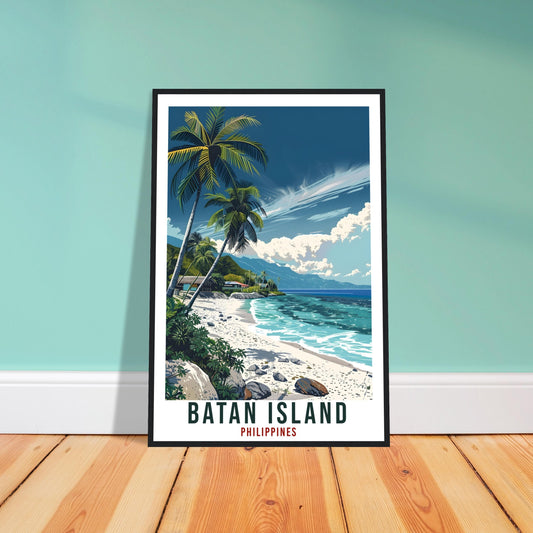 Batan Island Philippines Travel Print Wall Art Wall Hanging Home Décor Batan Island Gift Artwork Travel Art Philippines Island Travel Poster