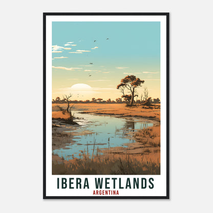 Ibera Wetlands Travel Print Wall Art Ibera Argentina Landscape Artwork Ibera Art Gift Ibera Wetland Travel Poster Argentinian Art Lover Gift