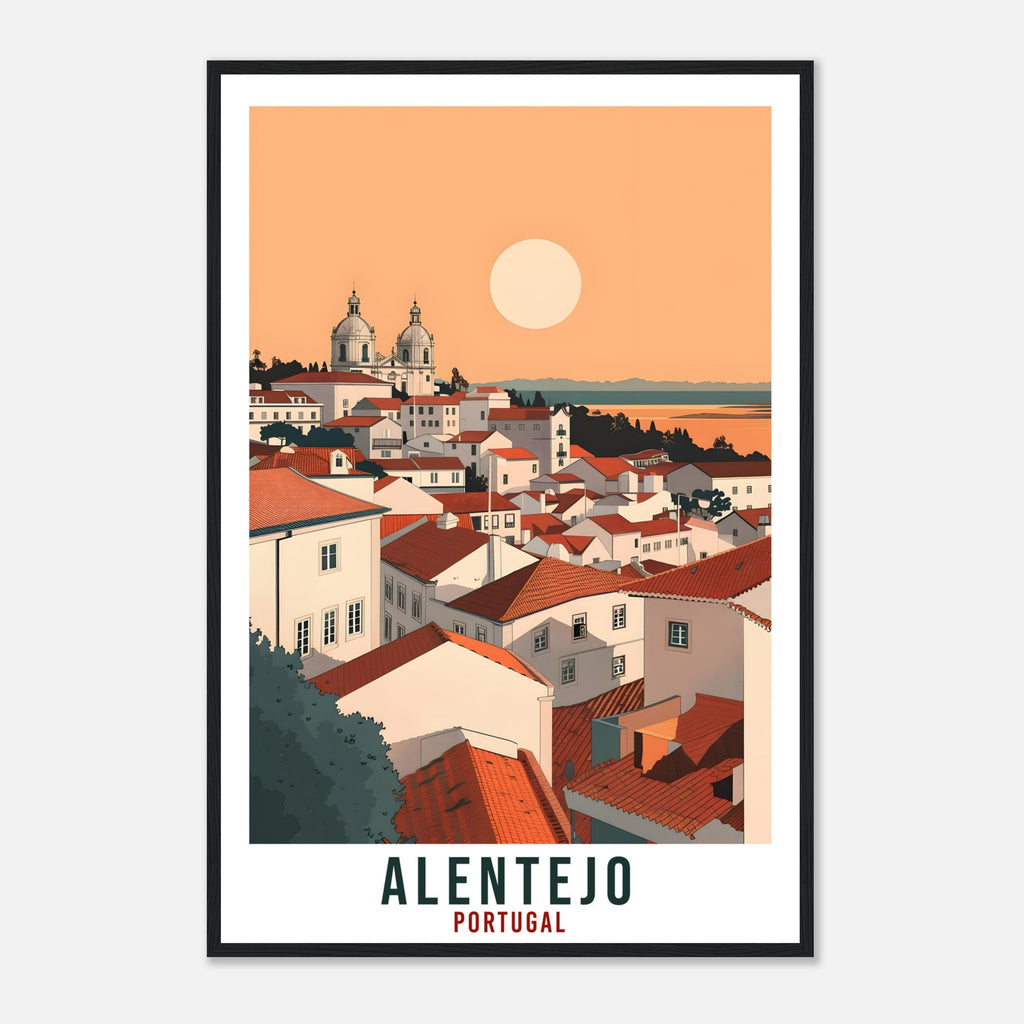 Alentejo Travel Print Portugal Wall Art Wall Hanging Home Décor Alentejo Gift Portugal Landmark Artwork Gift Portugal Holiday Travel Poster