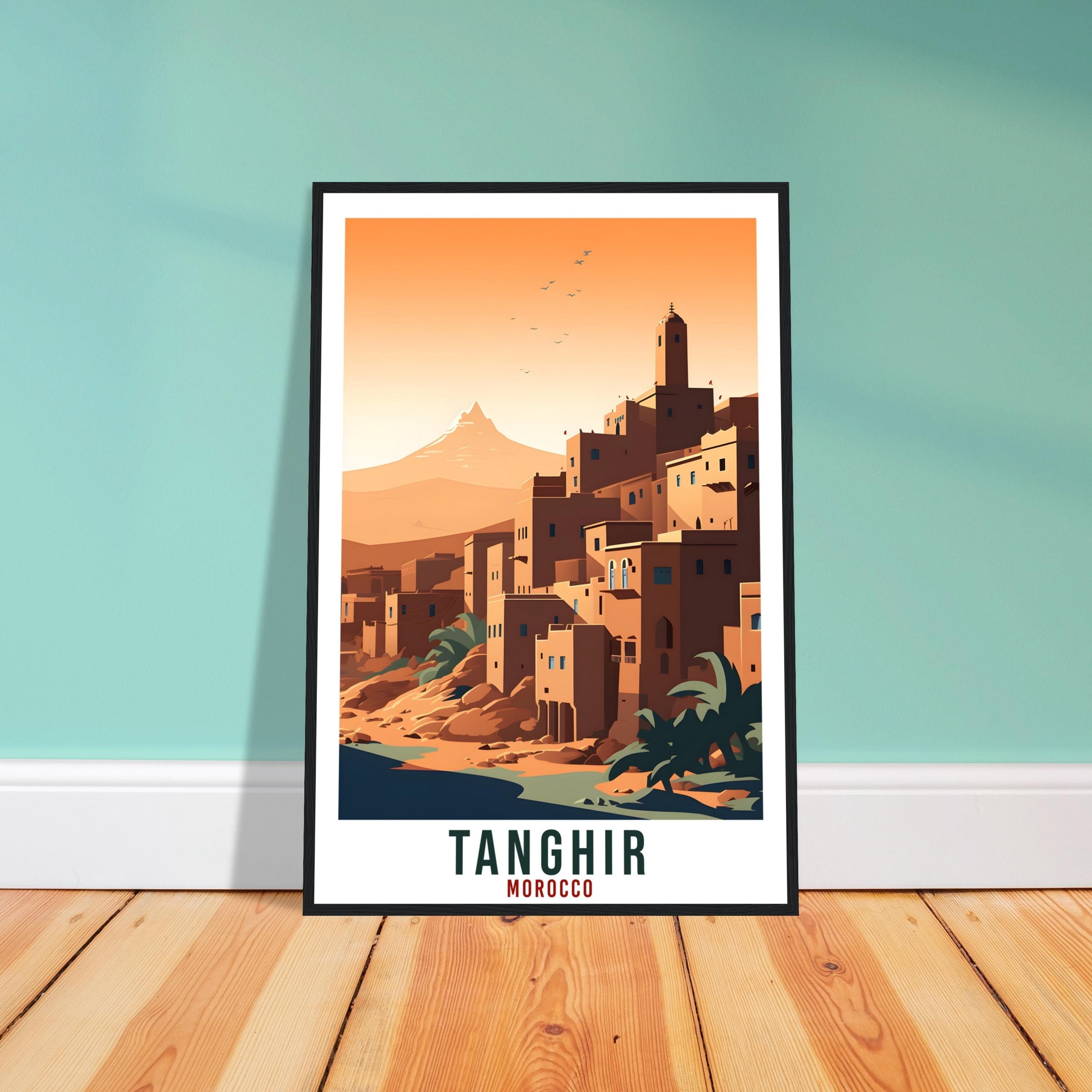 Tanghir Morocco Travel Print Wall Art Wall Hanging Home Décor Tanghir Gift Art Lovers Morocco Artwork Gift Print African Landmark Poster