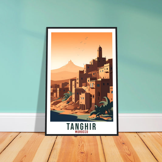 Tanghir Morocco Travel Print Wall Art Wall Hanging Home Décor Tanghir Gift Art Lovers Morocco Artwork Gift Print African Landmark Poster