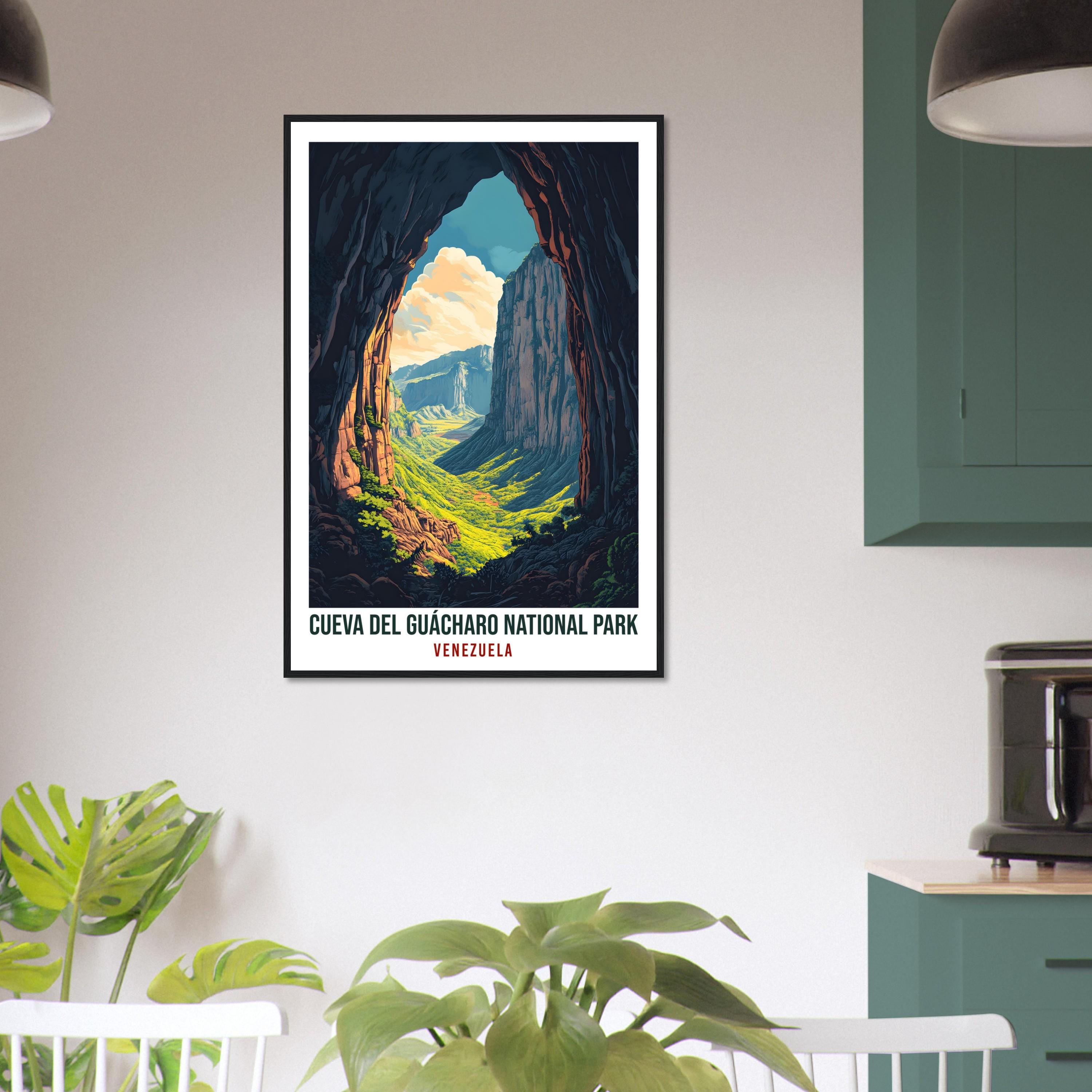 Cueva Del Guácharo National Park Travel Print Venezuela Decor Cueva Del Guácharo Travel Gift Wall Art Lover Venezuela Artwork Travel Poster
