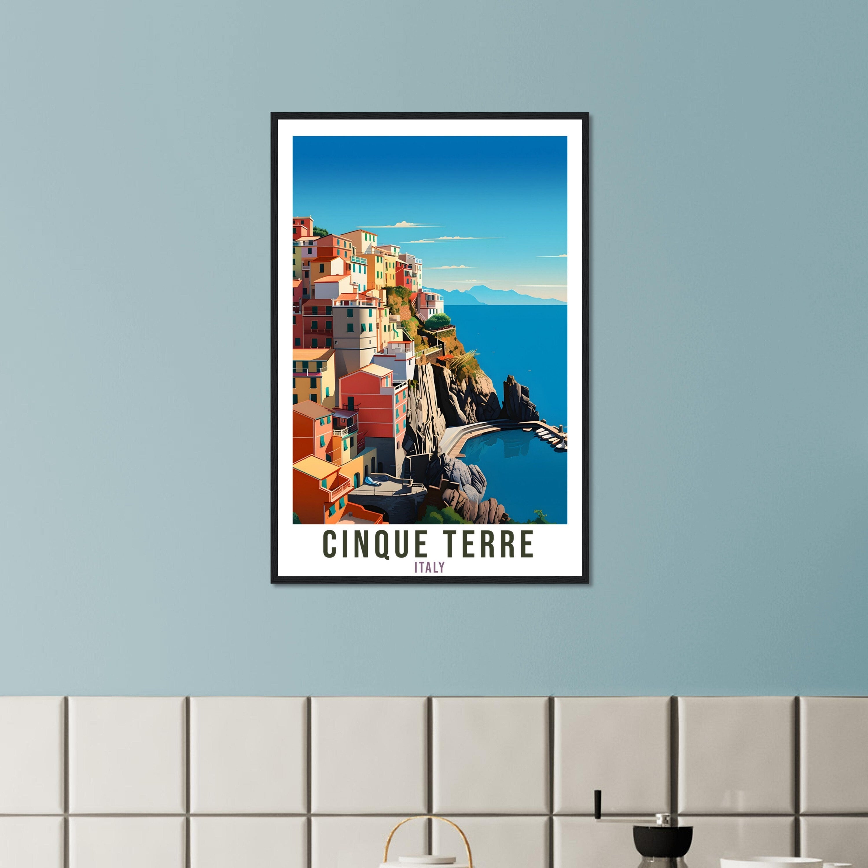 Cinque Terre Travel Print Wall Art Cinque Terre Wall Hanging Home Décor Cinque Terre Gift Art Lover Italy Artwork Cinque Terre Italy Poster