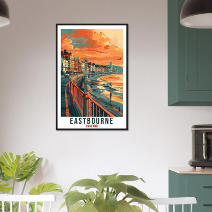Eastbourne Travel Print Wall Art Wall Hanging Home Living Décor Eastbourne Gift Art Lovers Gift UK Artwork Gift Print England Travel Poster