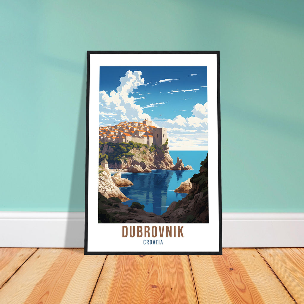 Dubrovnik Travel Print Croatia Wall Art Dubrovnik Wall Hanging Home Décor Croatia Gift Art Lovers Dubrovnik Art Lover Gift Croatia Print