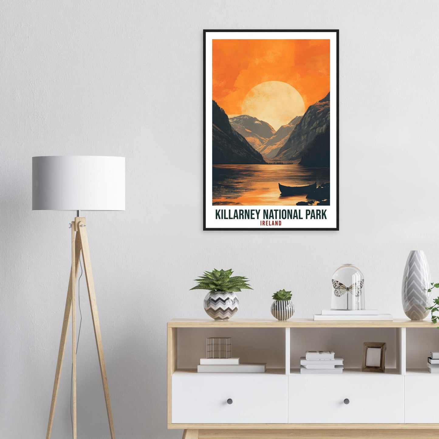 Killarney National Park Travel Print Ireland Decor Wall Art Gift Wall Hanging Art Lover Killarney Irish Artwork Travel Poster Ireland Travel