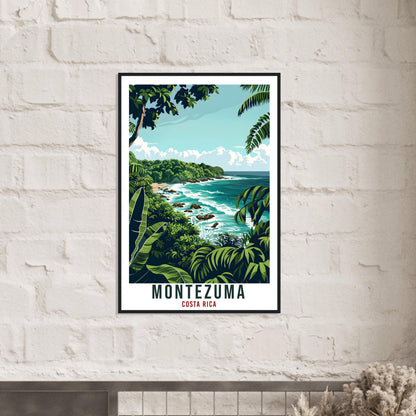 Montezuma Costa Rica Travel Print Wall Art Wall Hanging Home Décor Montezuma Gift Wall Art Artwork Travel Art Costa Rica City Travel Poster