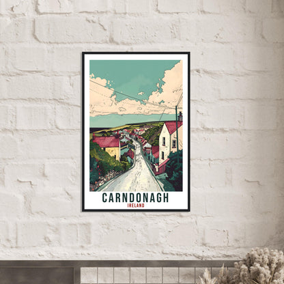 Carndonagh Travel Print Ireland Wall Art Wall Hanging Home Décor Carndonagh Gift Art Lovers Gift Irish Artwork Gift Ireland Travel Poster