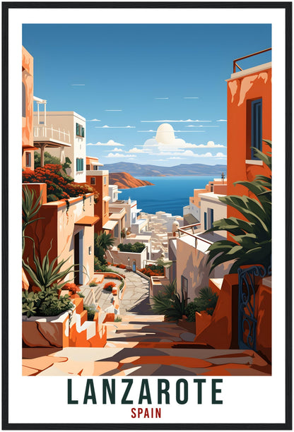 Lanzarote Travel Print Spain Home Decoration Lanzarote Spanish Wall Art Gift Wall Hanging Art Lover Spain Artwork Lanzarote Travel Poster