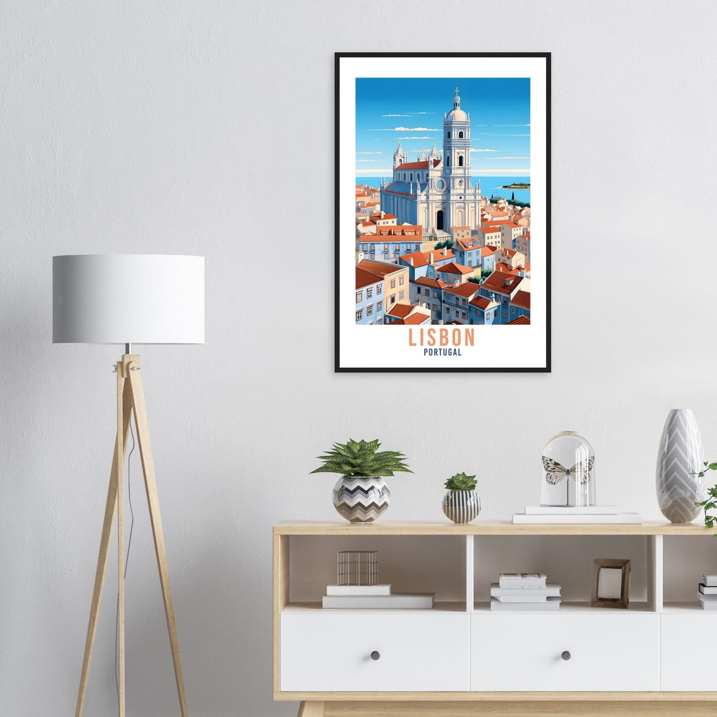 Lisbon Travel Print Wall Art Lisbon Wall Hanging Portugal Gift Lisbon Wall Art Print Art Print Lisbon Travel Gift Travel Poster Lisbon City