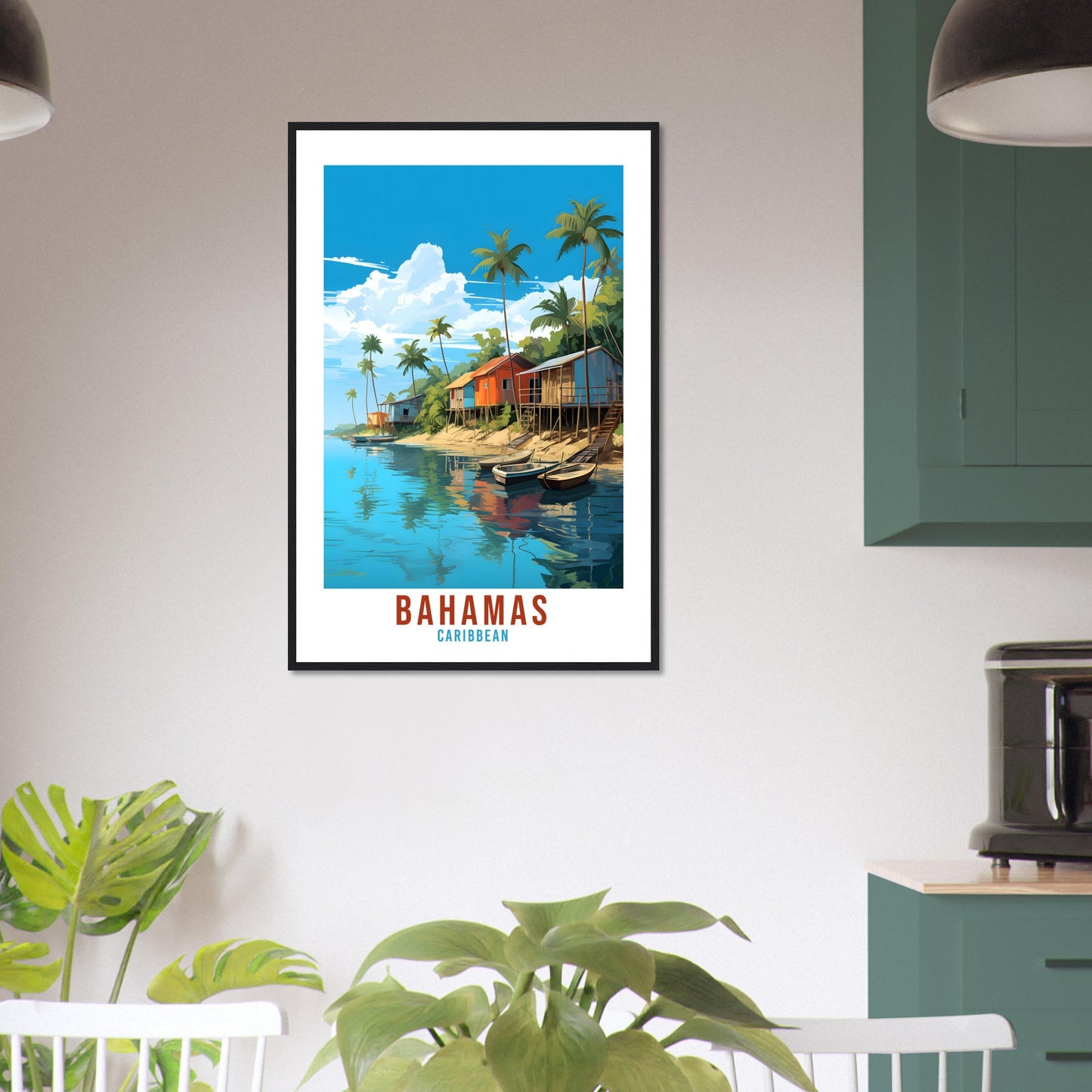 Bahamas Travel Print Wall Art Bahamas Sunset Wall Hanging Home Décor Caribbean Gift Art Lovers Nassau Travel Poster Bahamas Caribbean Print