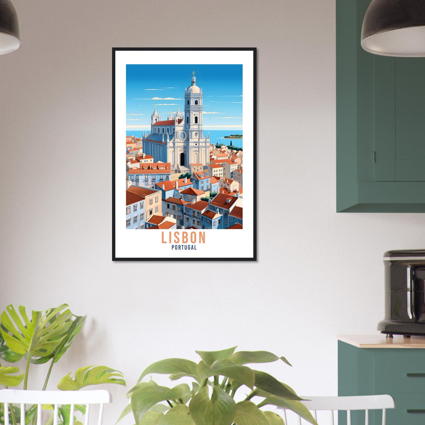 Lisbon Travel Print Wall Art Lisbon Wall Hanging Portugal Gift Lisbon Wall Art Print Art Print Lisbon Travel Gift Travel Poster Lisbon City