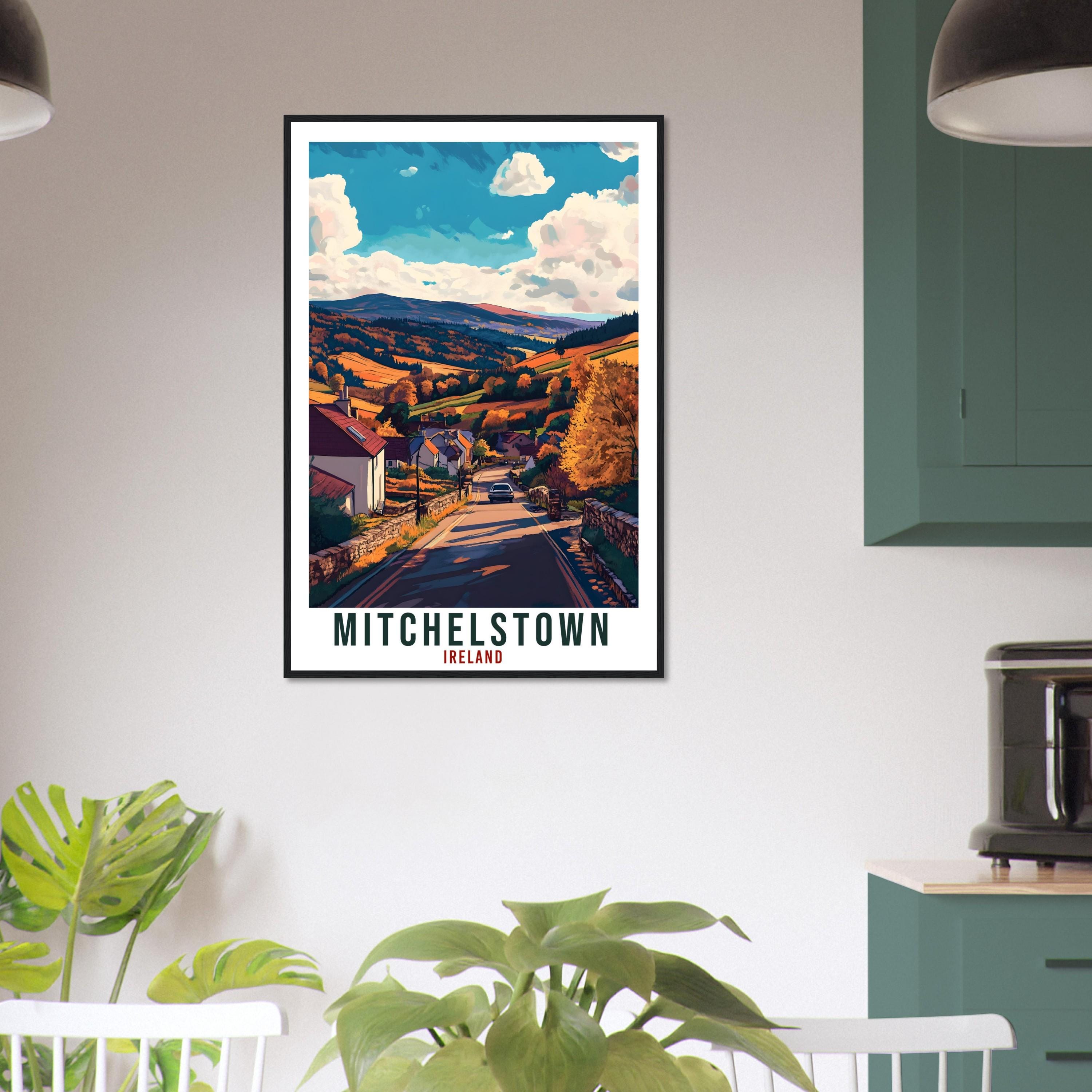 Mitchelstown Travel Print Ireland Home Decor Mitchelstown Wall Art Gift Wall Hanging Mitchelstown Irish Artwork Travel Poster Ireland Travel
