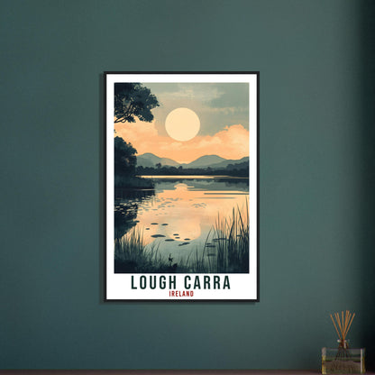Lough Carra Travel Print Ireland Home Decor Lough Carra Wall Art Gift Wall Hanging Art Lover Mayo Irish Artwork Travel Poster Ireland Travel