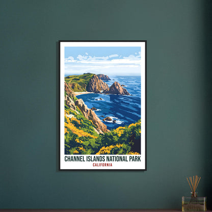 Channel Islands National Park California USA Travel Print Wall Art Wall Hanging Home Décor Cali Gift Travel Art USA Artwork Travel Poster