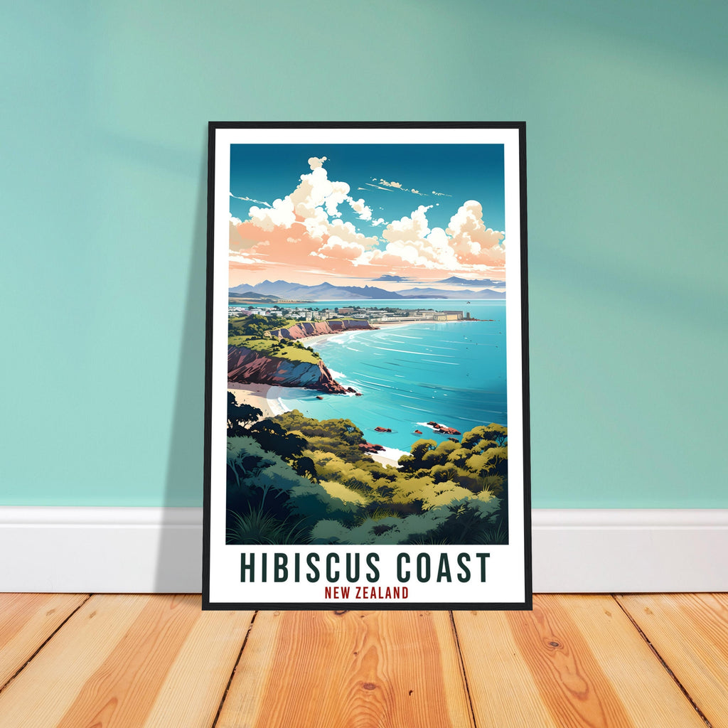 Hibiscus Coast Travel Print Wall Art Hibiscus Coast New Zealand Artwork Art Gifts Hibiscus Coast Travel Poster New Zealand Art Lovers Gift