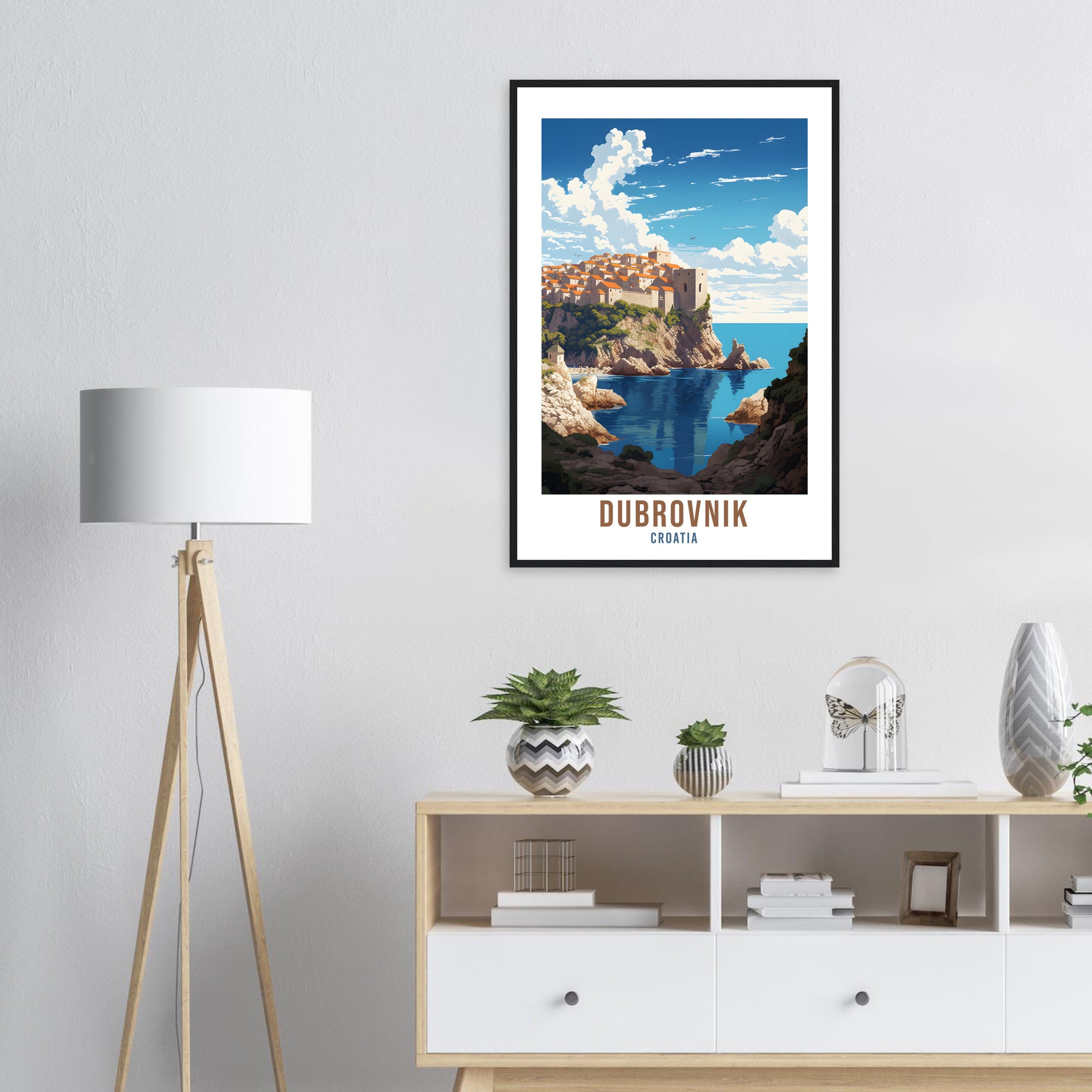 Dubrovnik Travel Print Croatia Wall Art Dubrovnik Wall Hanging Home Décor Croatia Gift Art Lovers Dubrovnik Art Lover Gift Croatia Print