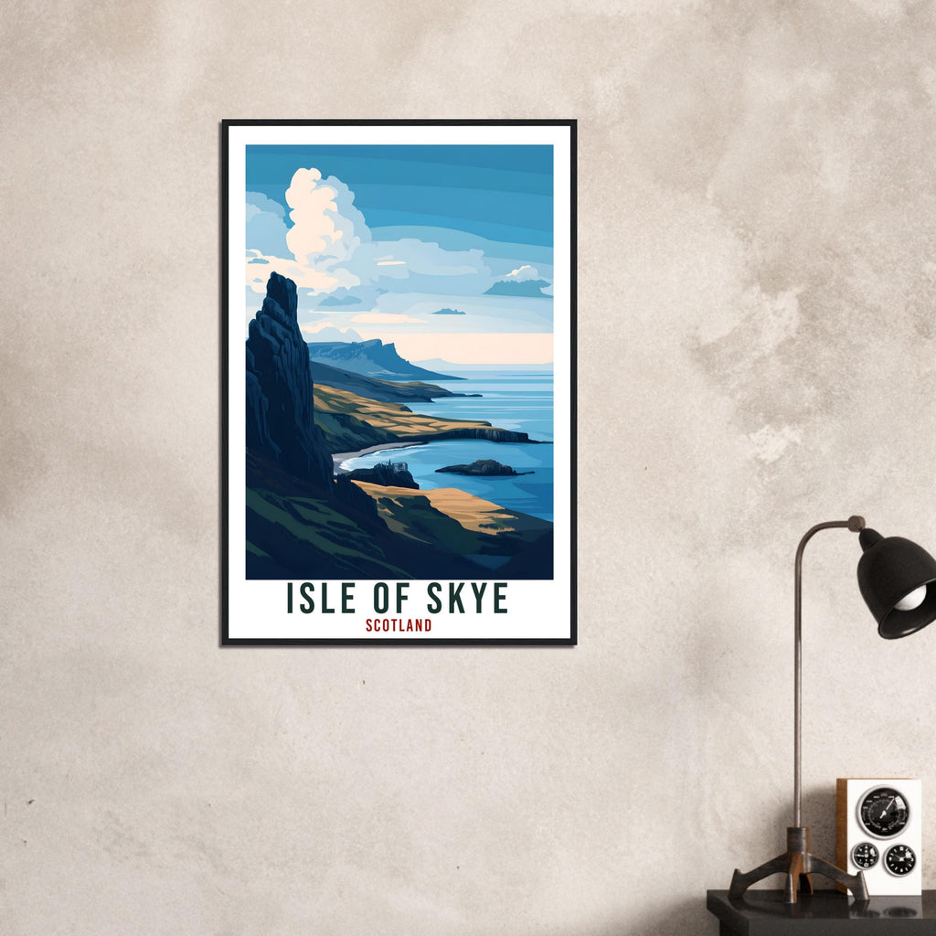 Isle Of Skye Travel Print Scotland Home Decor Isle Of Skye Wall Art Wall Hanging Art Lover Scotland Artwork Travel Poster Isle Of Skye Art