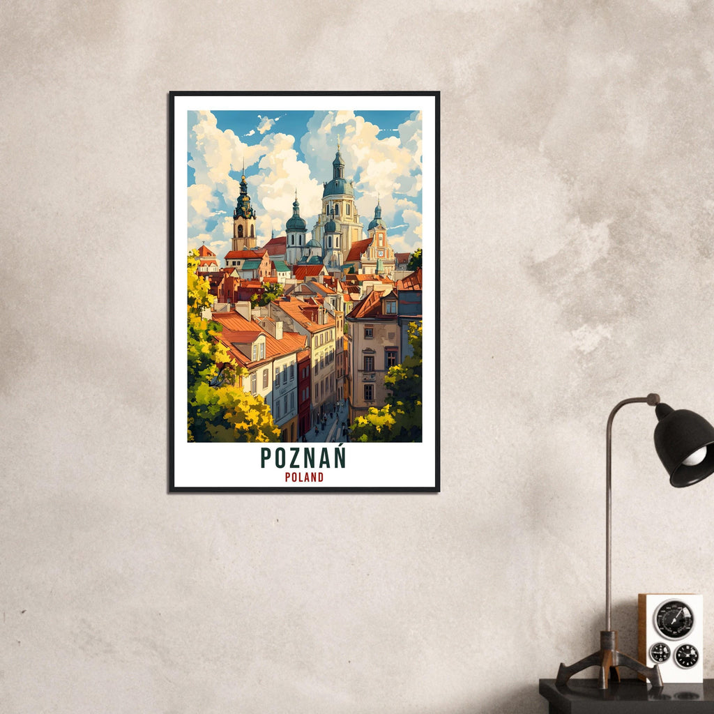 Poznań Travel Print Poland Home Decor Poznań Wall Art Gift Wall Hanging Art Lover Poznań Polish Artwork Travel Poster Poland Travel Art