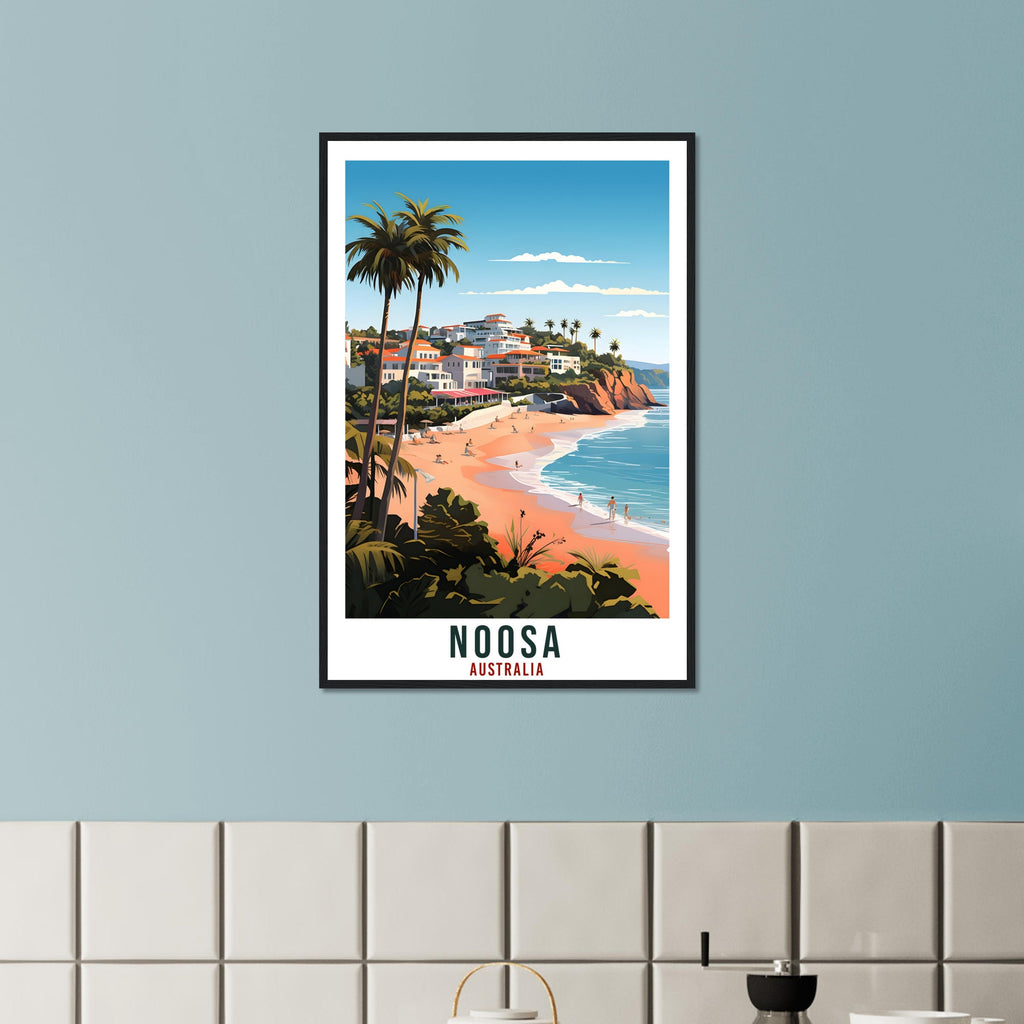 Noosa Travel Poster Wall Art Noosa Australia Home Décor Artwork Wall Hanging Noosa Art Gifts Noosa Travel Print Australian Art Lovers Gift