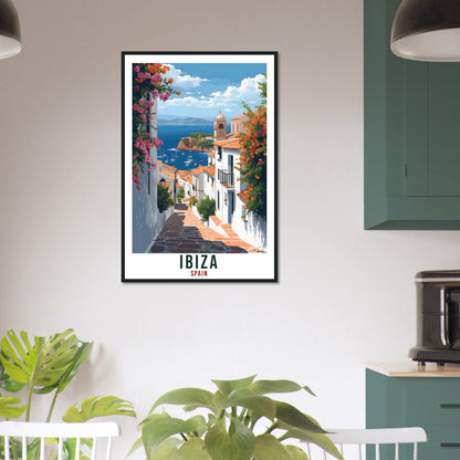 Ibiza Travel Print Spain Home Decoration Ibiza Art Gift Spanish City Wall Art Gift Wall Hanging Art Lover Spain Artwork Ibiza Travel Poster