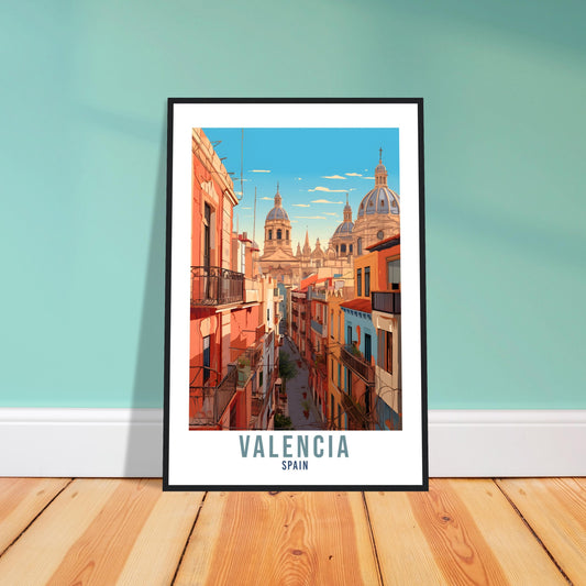 Valencia Travel Poster Wall Art Valencia Wall Hanging Home Décor Valencia Gift Art Lovers Vintage Spain Valencia Print Valencia Spain