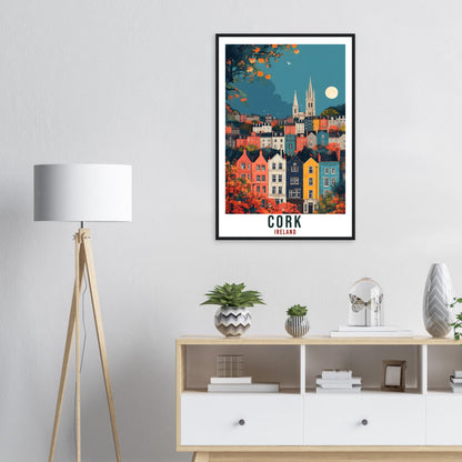 Cork Travel Print Ireland Home Decoration Irish Cork Wall Art Gift Wall Hanging Art Lover Irish Artwork Ireland Cork Travel Poster Gift