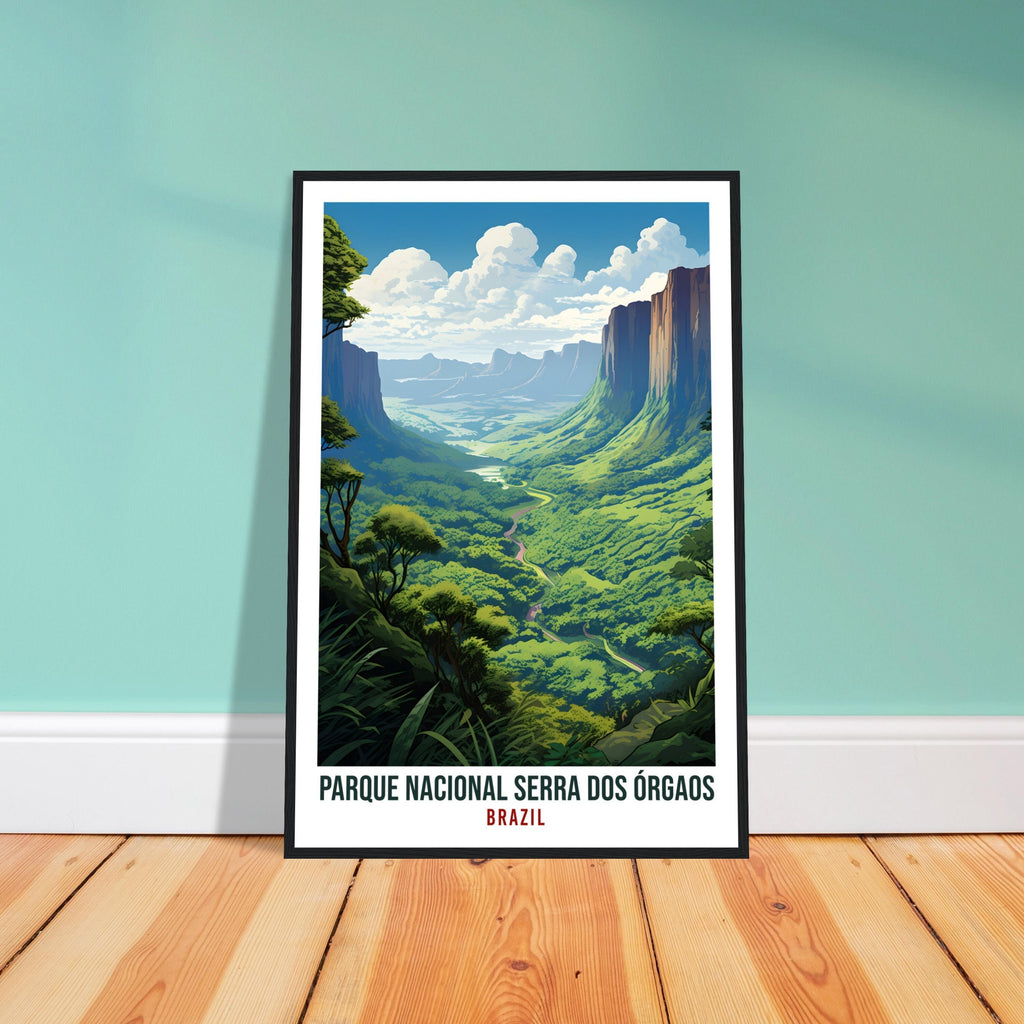 Serra Dos Orgaos Travel Print Wall Art Serra Dos Orgaos Brazil Wall Hanging Artwork Art Gift Serra Dos Orgaos Travel Poster Brazil Art Lover