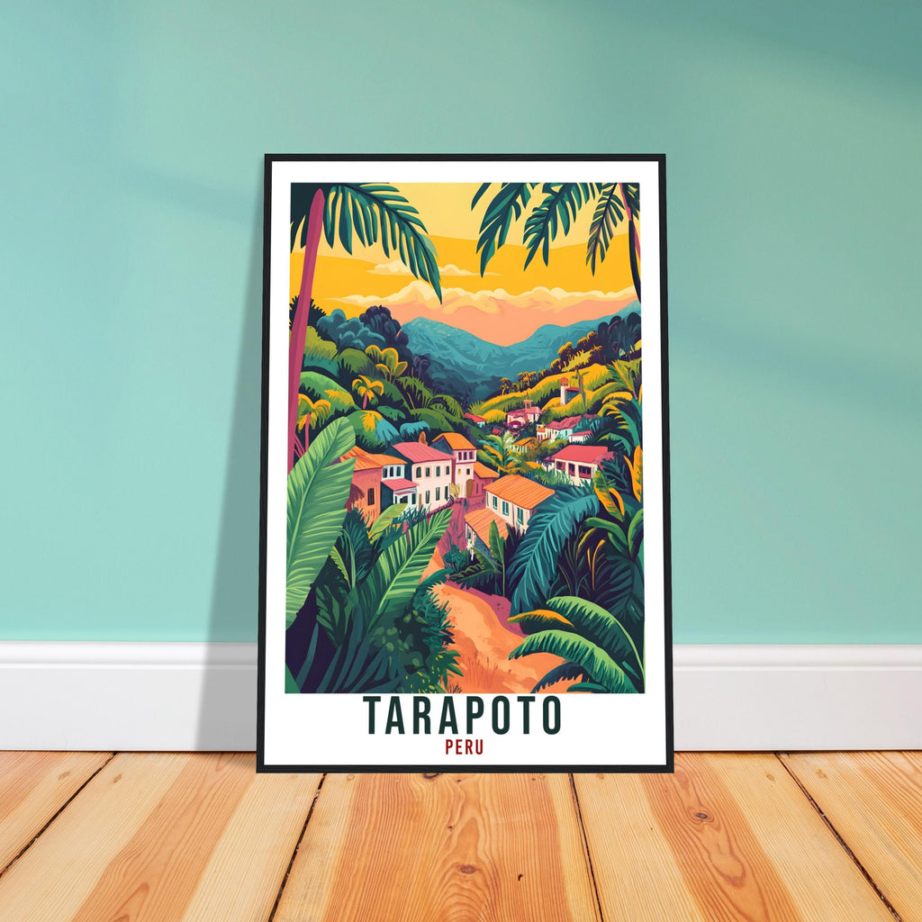 Tarapoto Travel Print Peru Home Decor Tarapoto Wall Art Gift Wall Hanging Art Lover Tarapoto Peruvian Artwork Travel Poster Travel Art