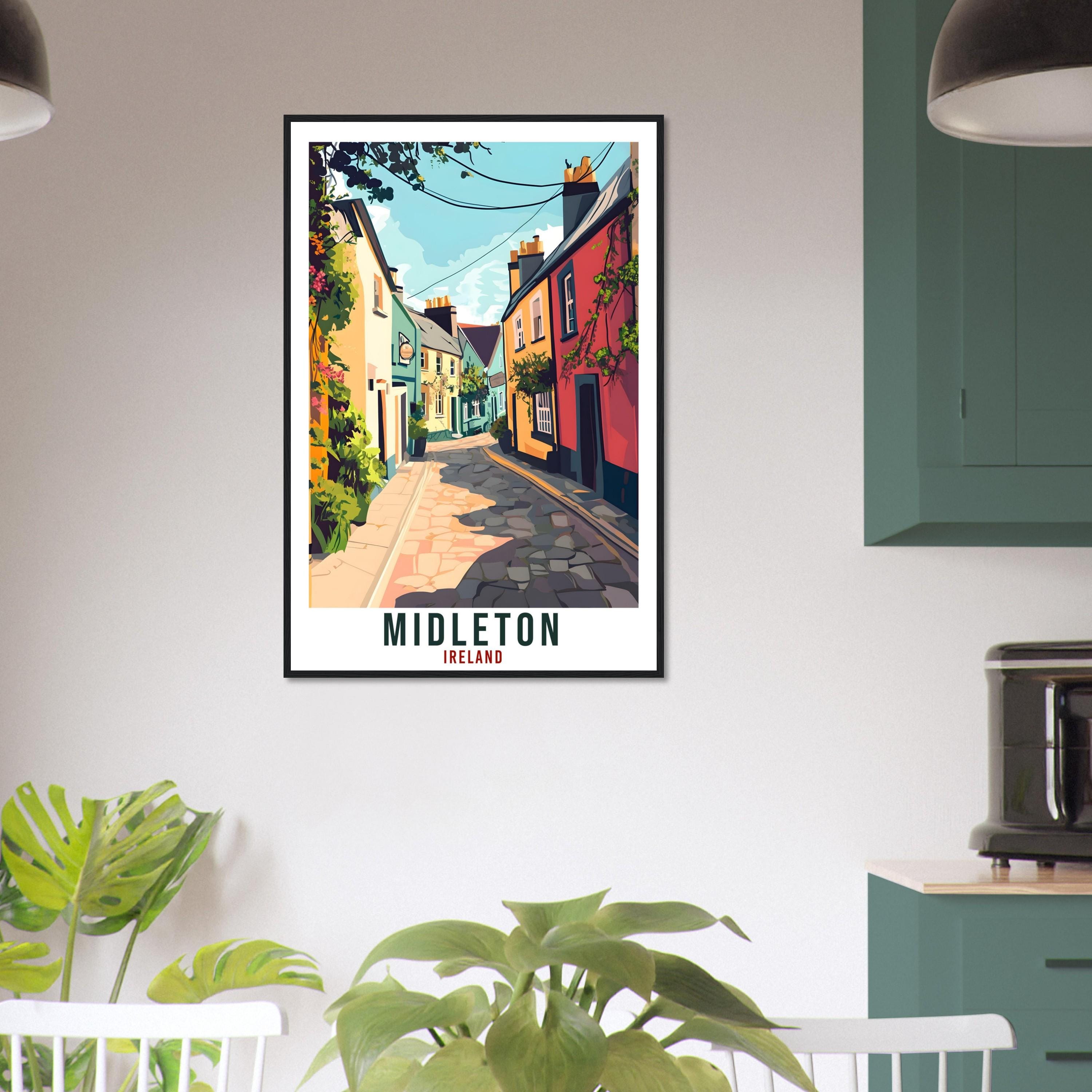 Midleton Travel Print Ireland Home Decor Midleton Wall Art Gift Wall Hanging Art Lover Midleton Irish Artwork Travel Poster Ireland Travel