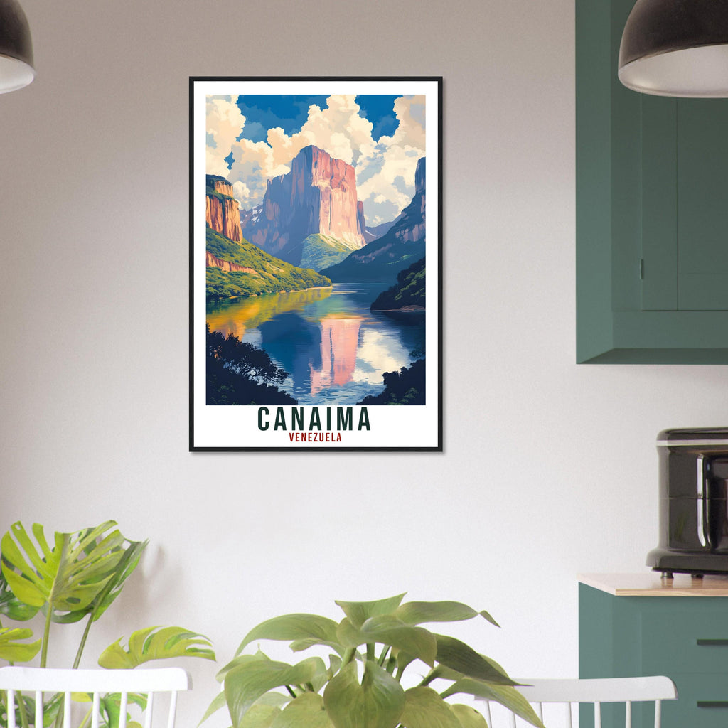 Canaima Travel Print Venezuela Home Decor Canaima Wall Art Gift Wall Hanging Art Lover Canaima Venezuelan Artwork Travel Poster Travel Art