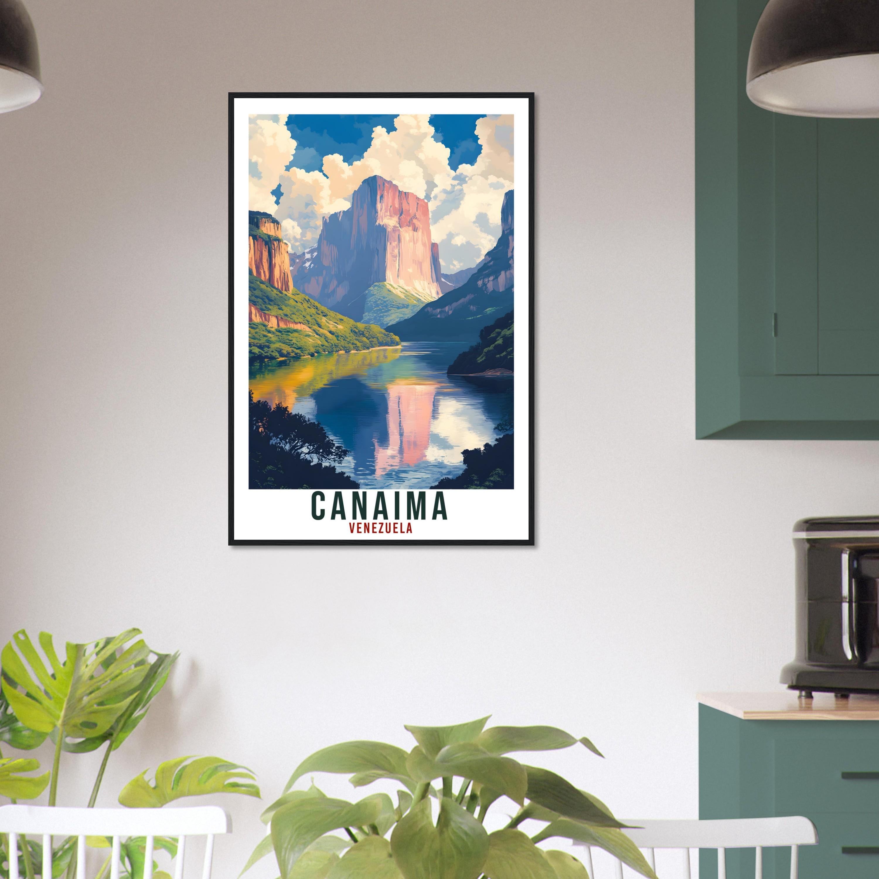 Canaima Travel Print Venezuela Home Decor Canaima Wall Art Gift Wall Hanging Art Lover Canaima Venezuelan Artwork Travel Poster Travel Art