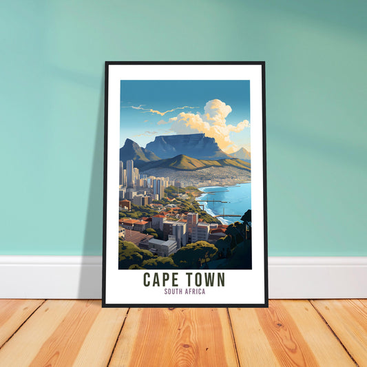 Cape Town Travel Print South Africa Home Decor Cape Town Wall Hanging Cape Town Artwork Gift Cape Town Travel Poster South Africa Artwork