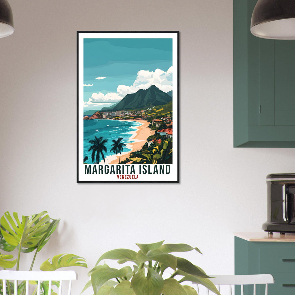 Margarita Island Travel Print Venezuela Decor Margarita Island Wall Art Wall Hanging Art Lover Venezuelan Artwork Travel Poster Travel Art