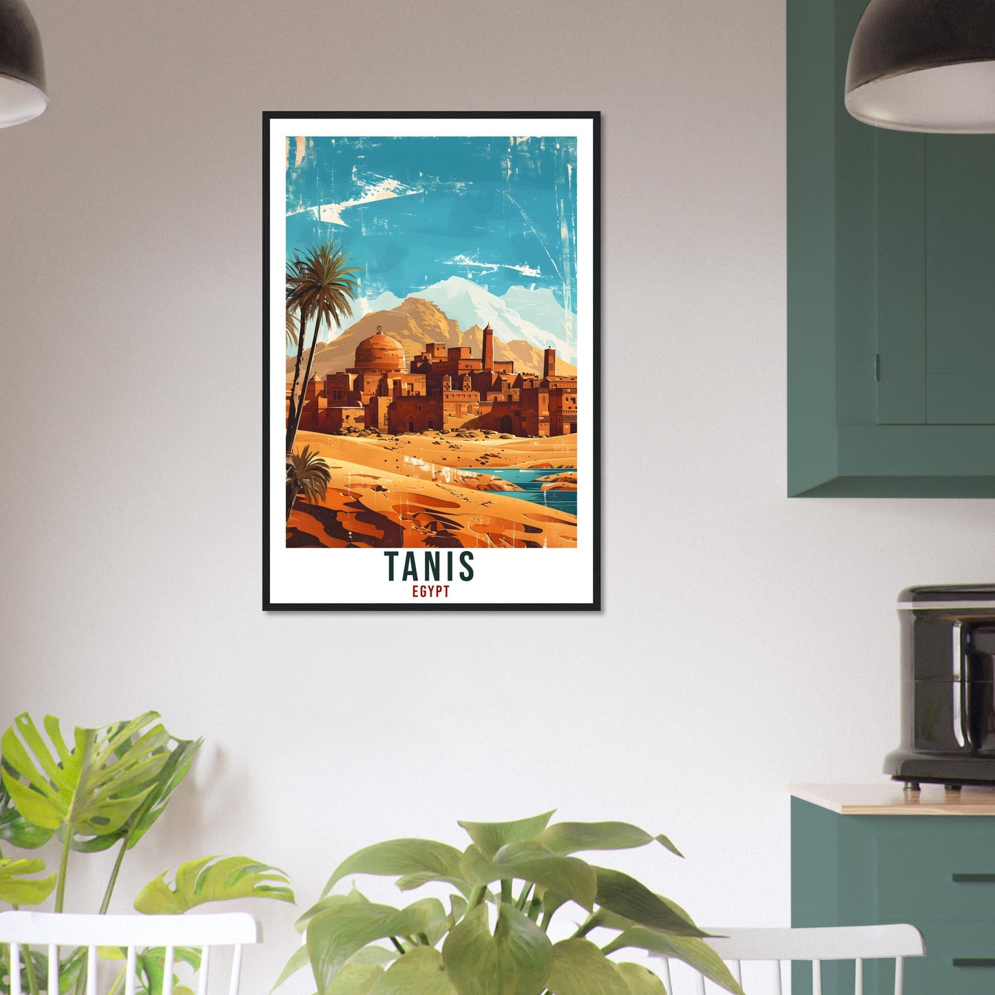 Tanis Egypt Travel Print Tanis Wall Art Wall Hanging Home Décor Tanis Gift Art Lovers Egypt Artwork Gift Print African Landmark Poster