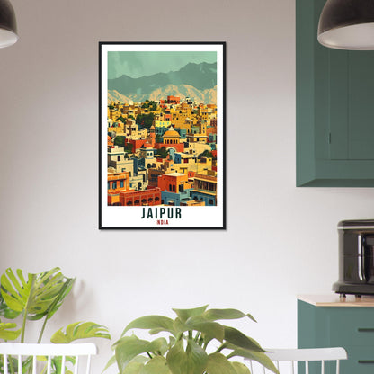 Jaipur Travel Print India Home Decoration Wall Art Gift Wall Hanging Art Lover Indian Artwork India Jaipur Travel Poster Cityscape Print